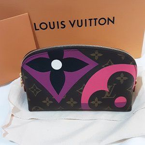 New Louis Vuitton Game On Cosmetic Pouch Dustbag Box Receipt Limited Edition